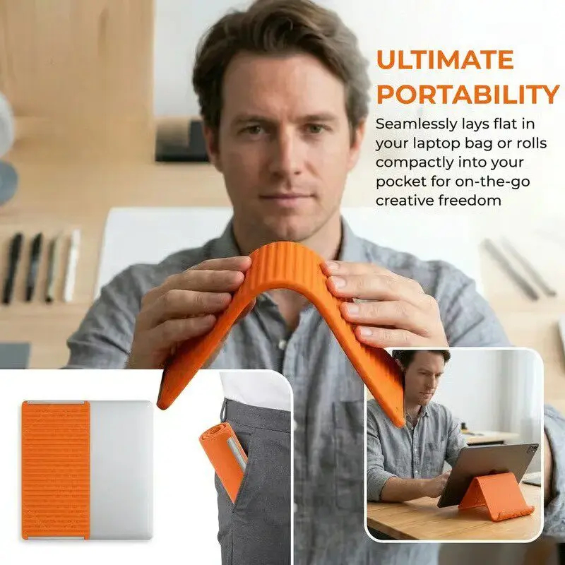 Laptop Stand Foldable - Silicone Foldable Phone Stand Tablets Laptops