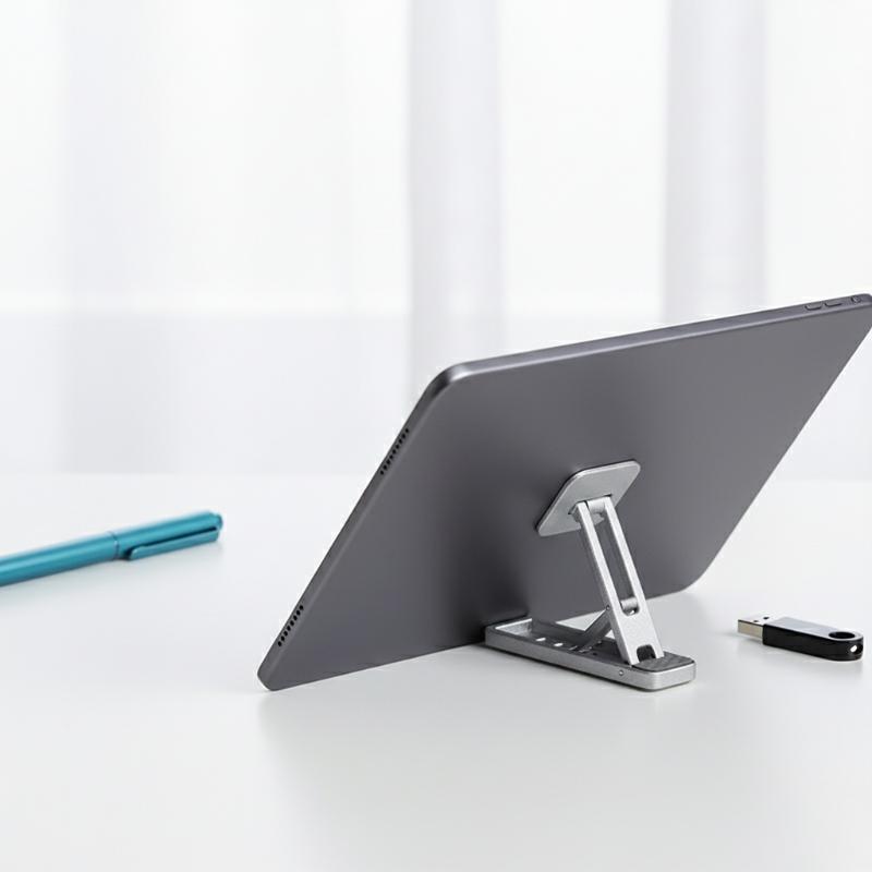 Laptop Stand Foldable - Mini Zinc Alloy Laptop Stand Adjustable