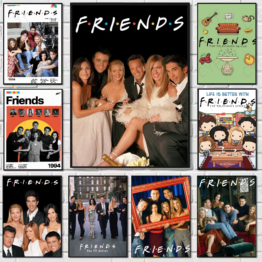 Home Office And Tv Room Ideas - Classic F-Friends TV Show Poster High