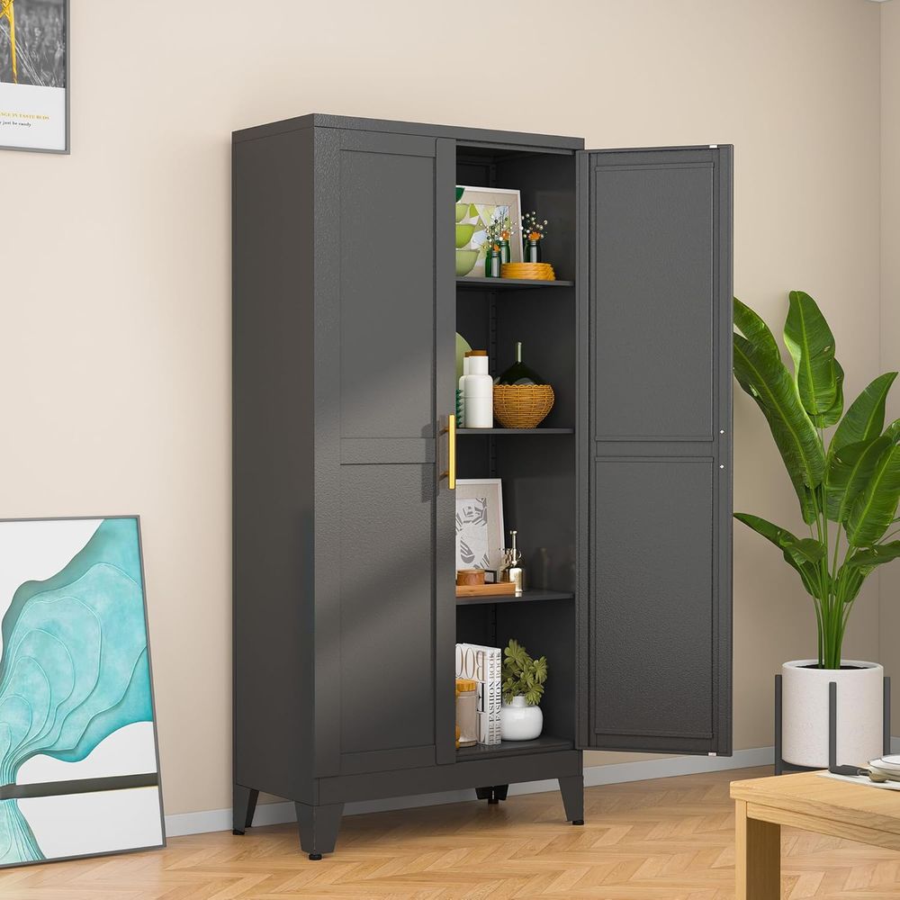 Home Office Kitchen - 48 Metal Cabinet with 3 Adjustable