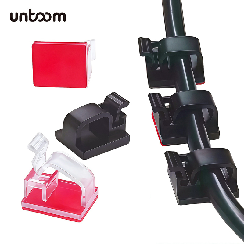 Cable Management Box - 20 PCS Adhesive Cable Wire Clips