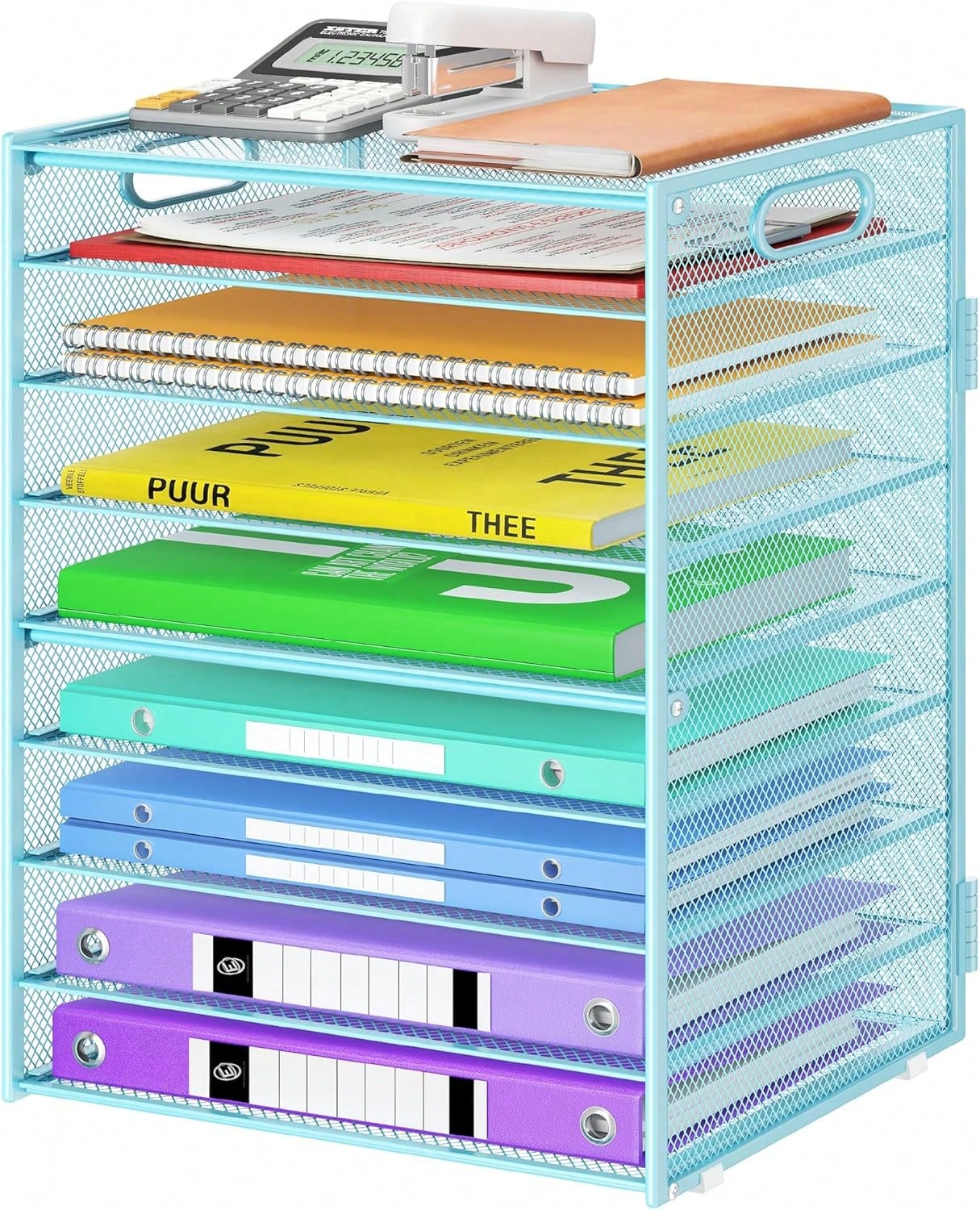 9 Tier Paper Organizer With Ha - Letter Tray Desk recensie en prijs