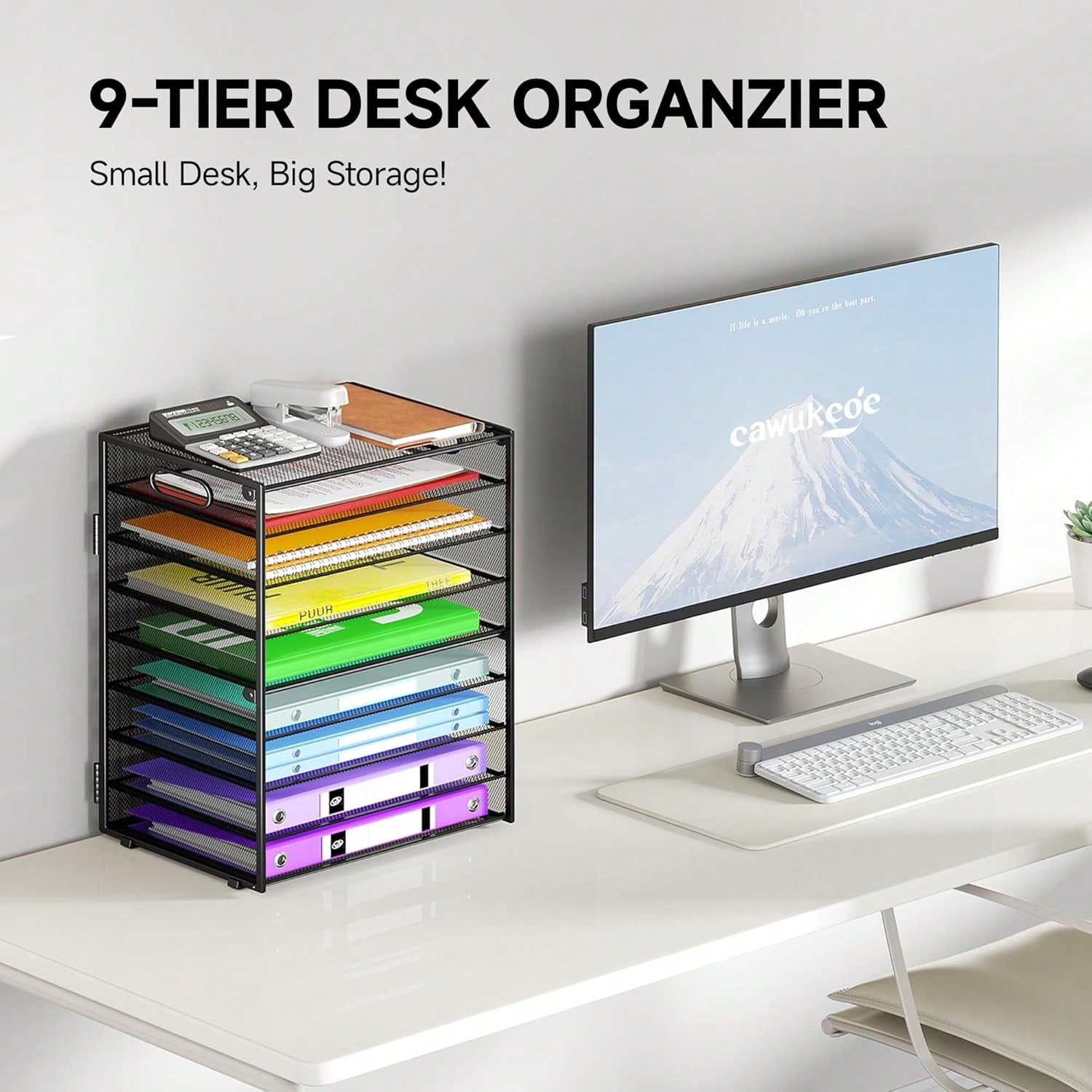 9 Tier Paper Organizer With Ha - Letter Tray Desk recensie en prijs