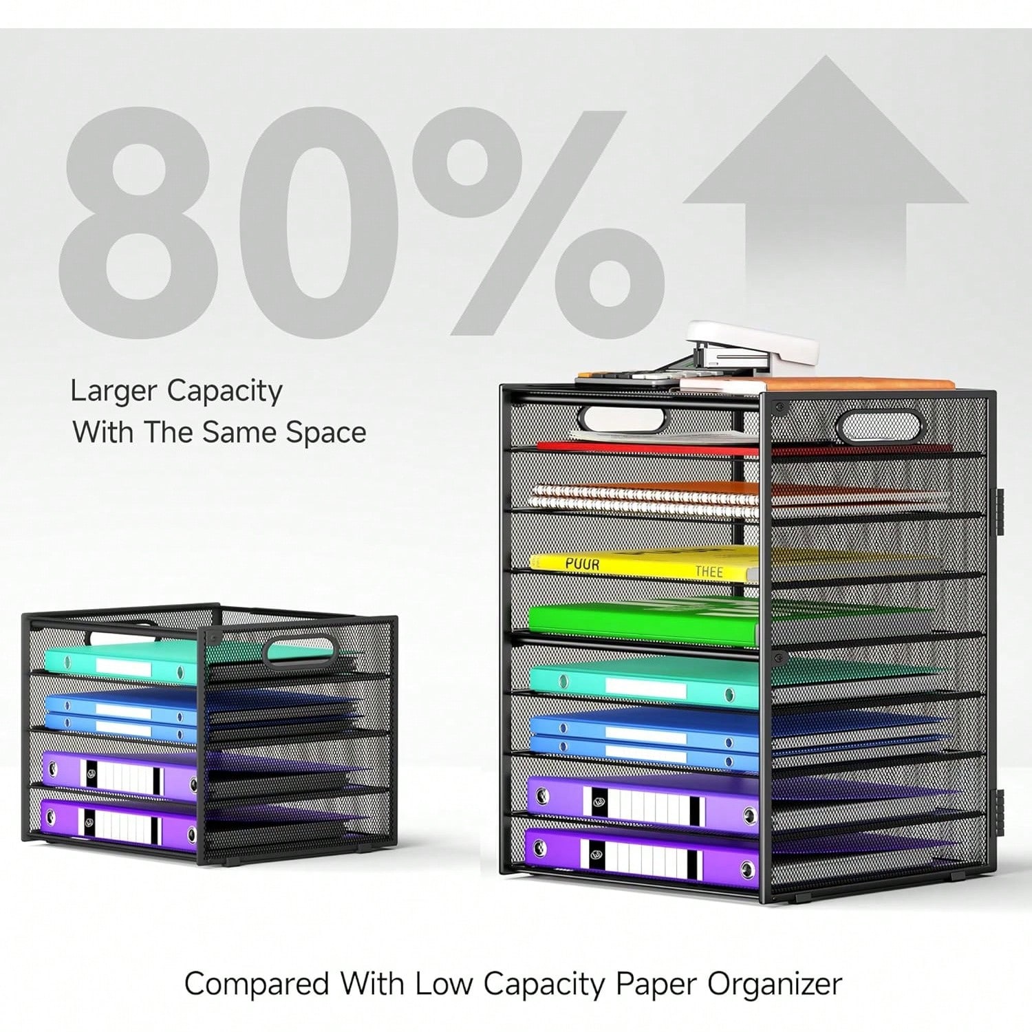 9 Tier Paper Organizer With Ha - Letter Tray Desk recensie en prijs