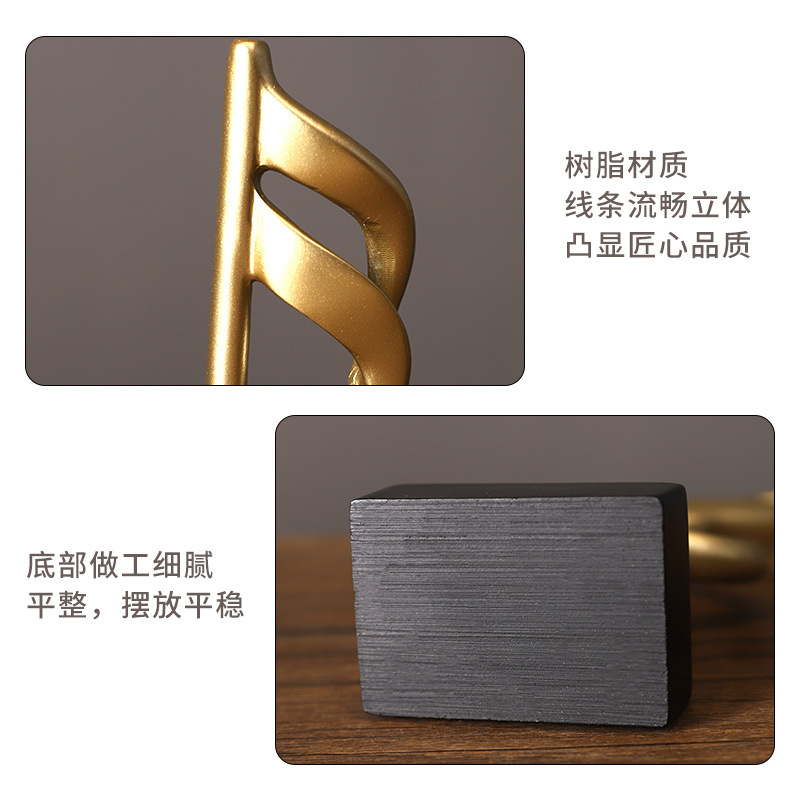 3pcs Minimalist Resin Musical  - Home Office And Tv Room Ideas recensie en prijs
