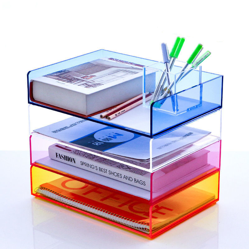 Acrylic File Paper Organizer L - Letter Tray Desk recensie en prijs
