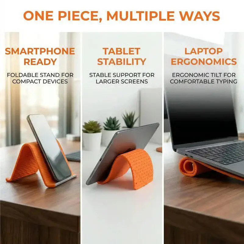 Silicone Foldable Phone Stand  - Laptop Stand Foldable recensie en prijs
