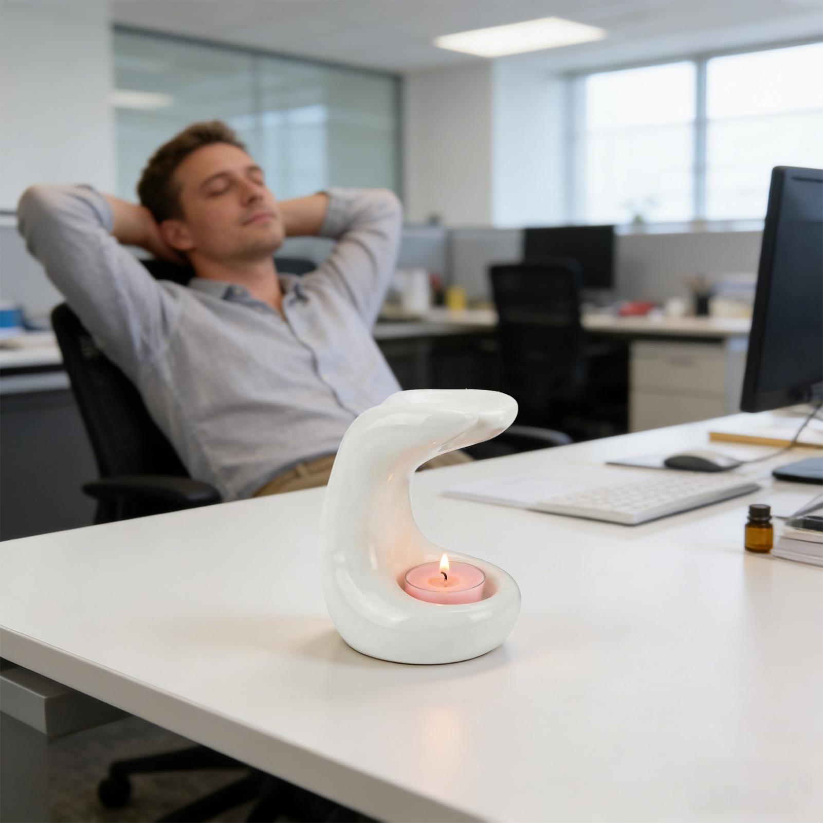 Tealight Wax Melt Warmer Palm  - Home Office Kitchen recensie en prijs