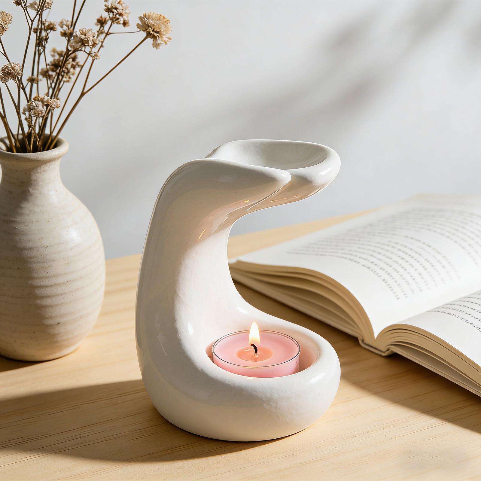 Tealight Wax Melt Warmer Palm  - Home Office Kitchen recensie en prijs