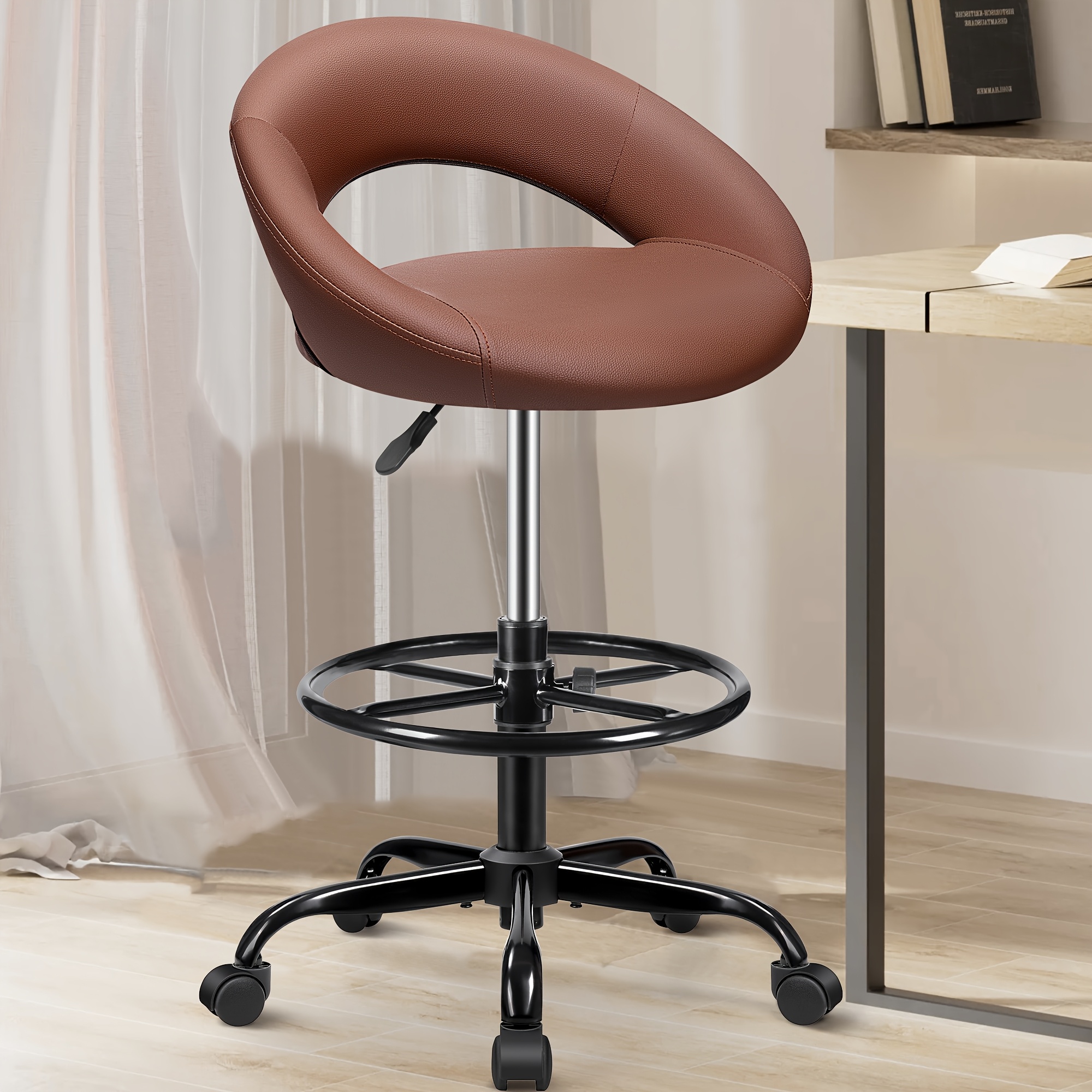Ergonomic Drafting Chair - PU  - Home Office Kitchen recensie en prijs