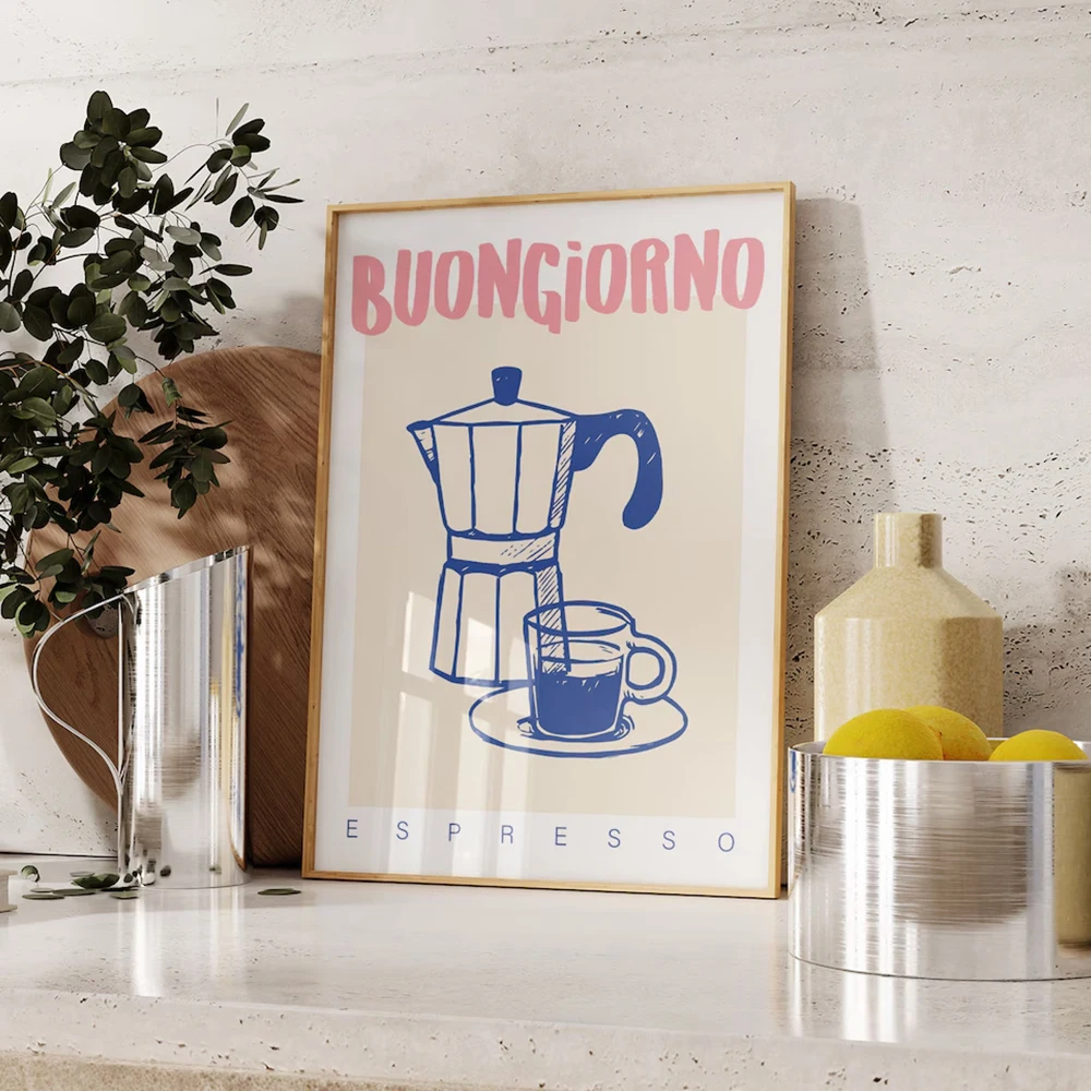 Modern Coffee Espresso Wall Ar - Home Office Kitchen recensie en prijs