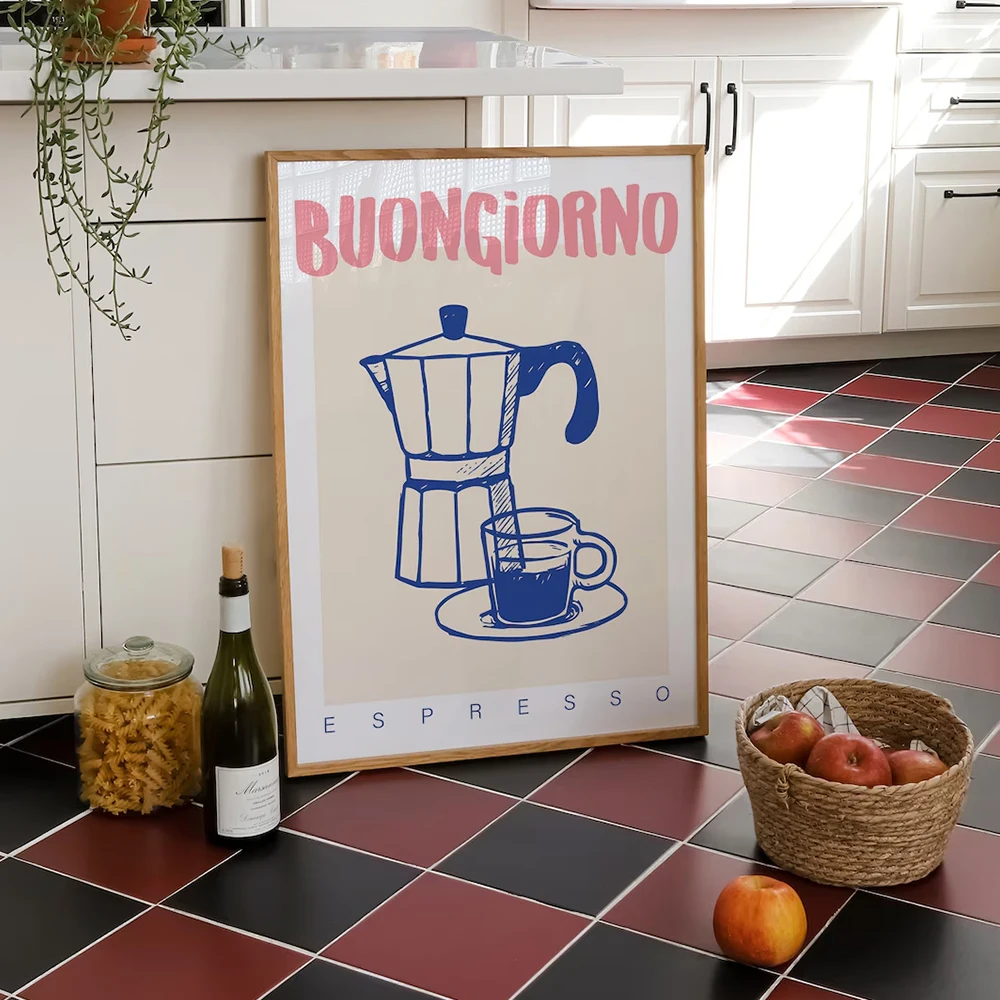 Modern Coffee Espresso Wall Ar - Home Office Kitchen recensie en prijs
