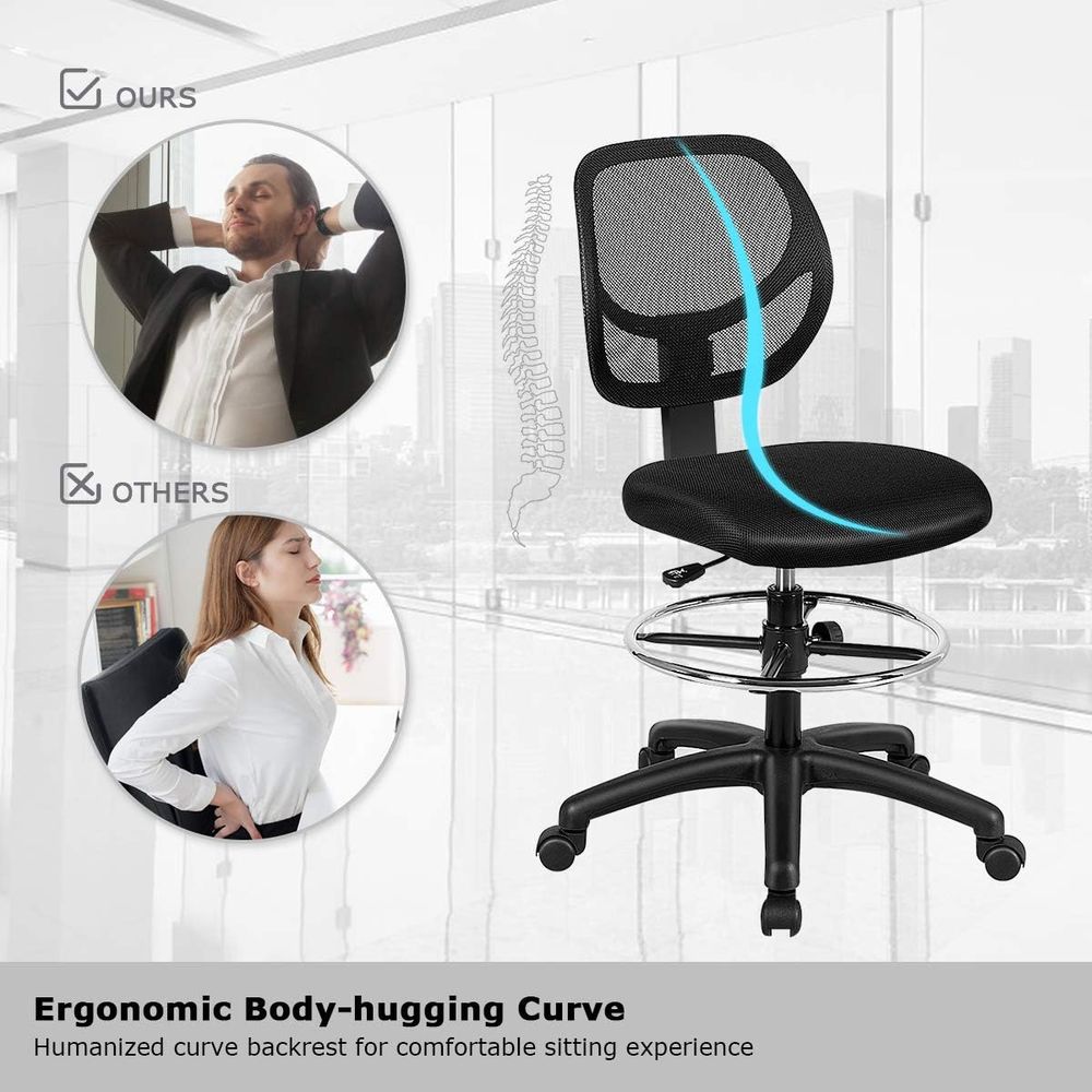 Ergonomic Black Mesh Swivel Of - Home Office Kitchen recensie en prijs