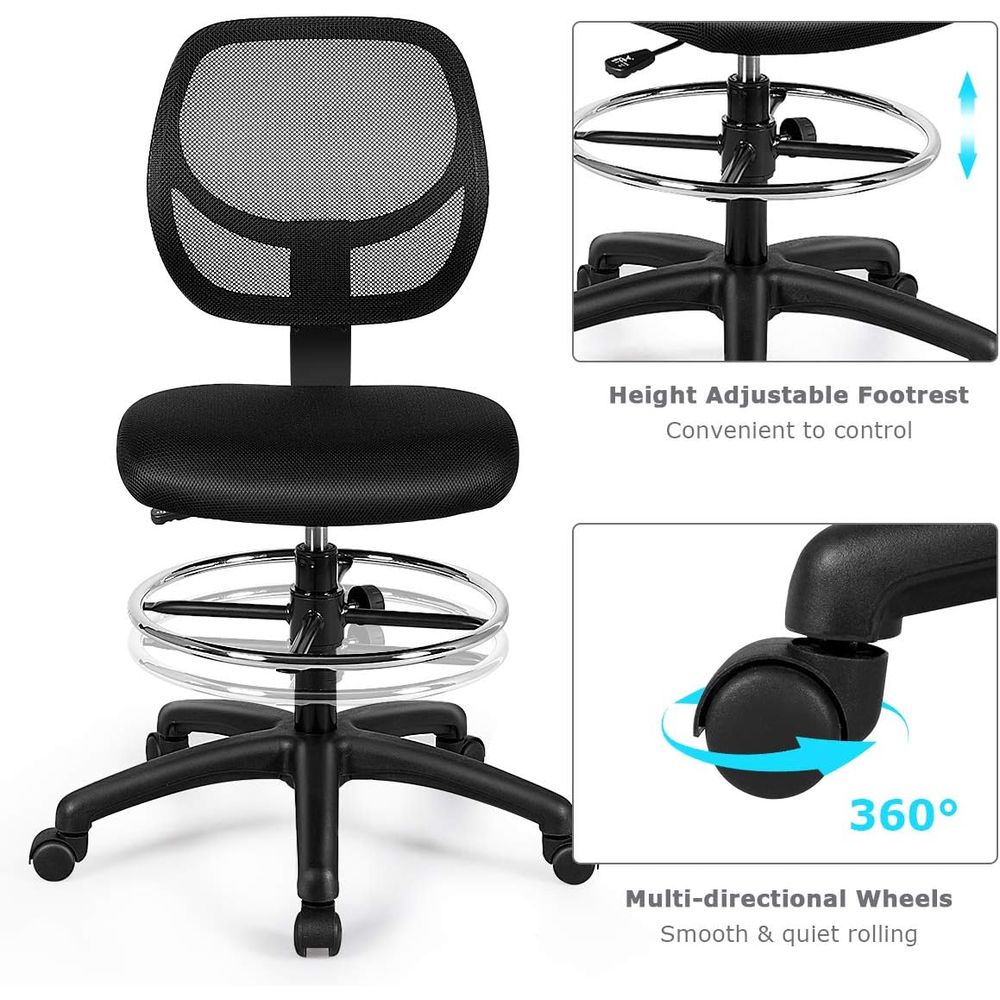 Ergonomic Black Mesh Swivel Of - Home Office Kitchen recensie en prijs