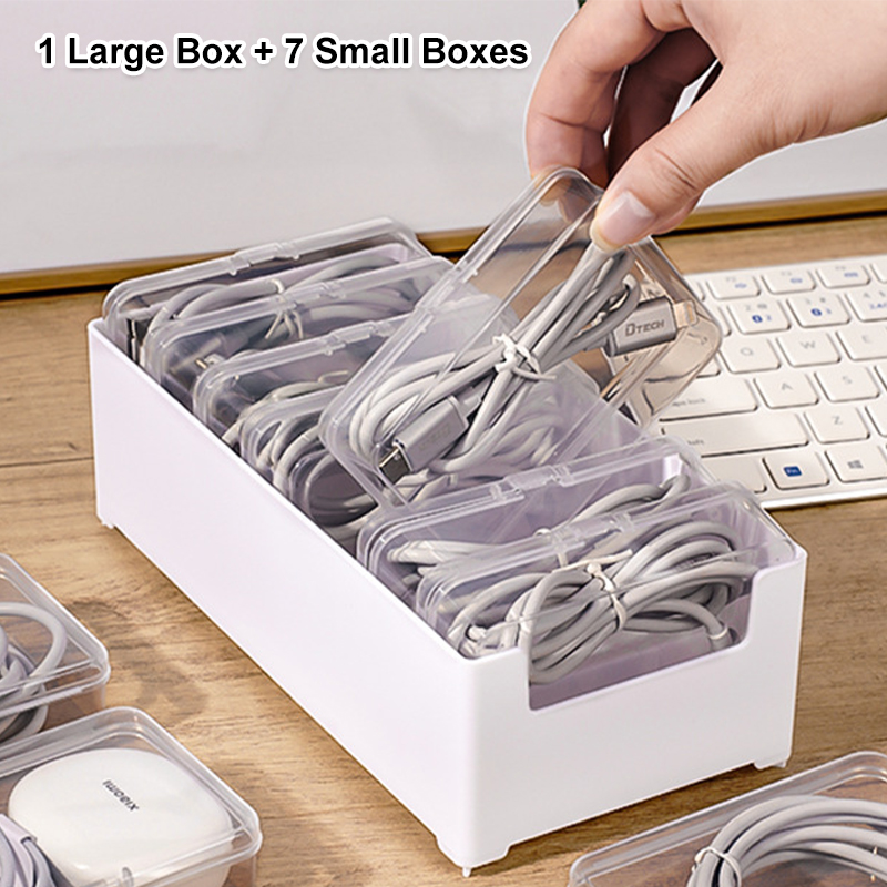Transparent Data Cable Storage - Cable Management Box recensie en prijs