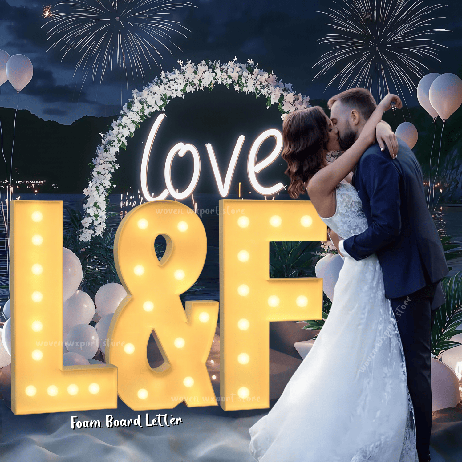 120CM DIY Marquee Letters Marq - Letter Tray Desk recensie en prijs