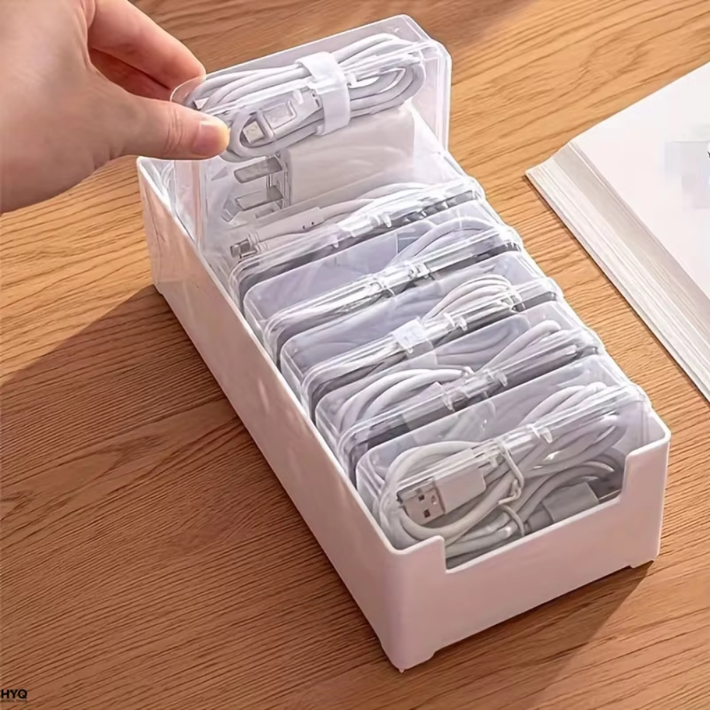 1PC Data Cable Storage Box wit - Cable Management Box recensie en prijs