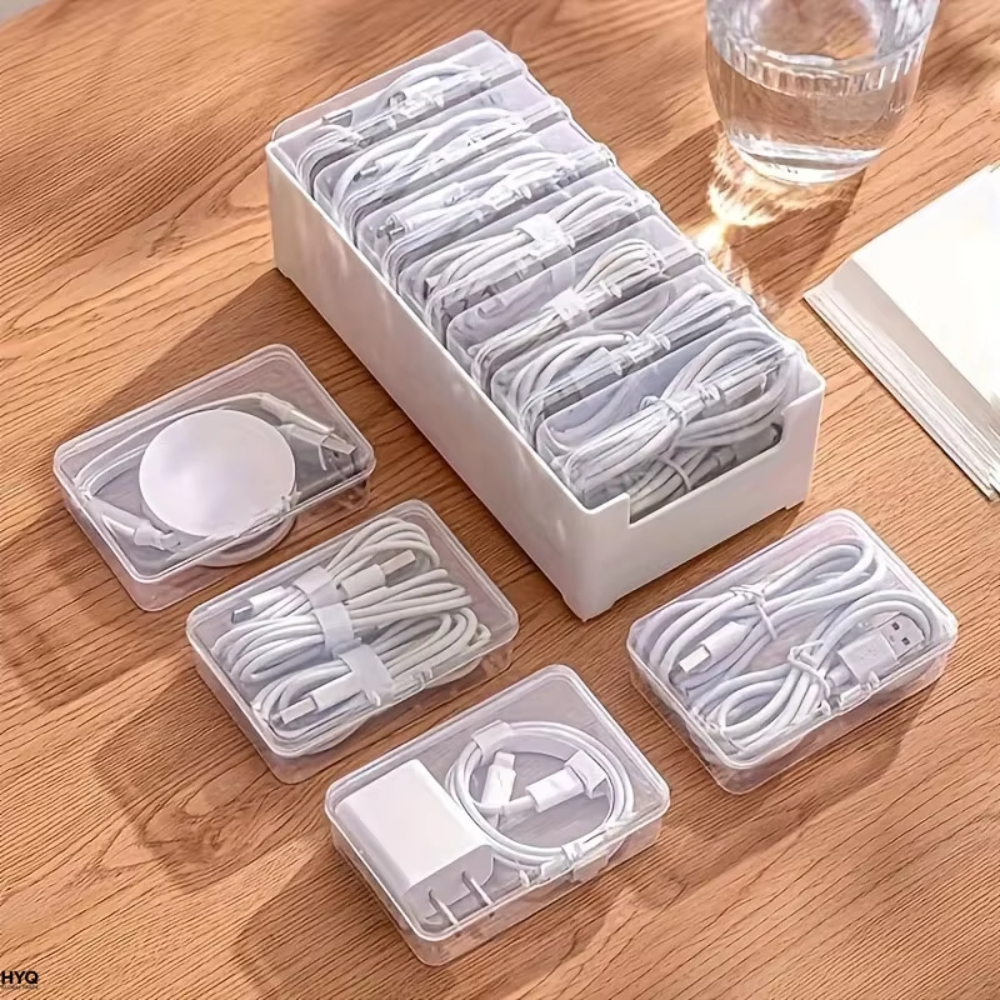 1PC Data Cable Storage Box wit - Cable Management Box recensie en prijs