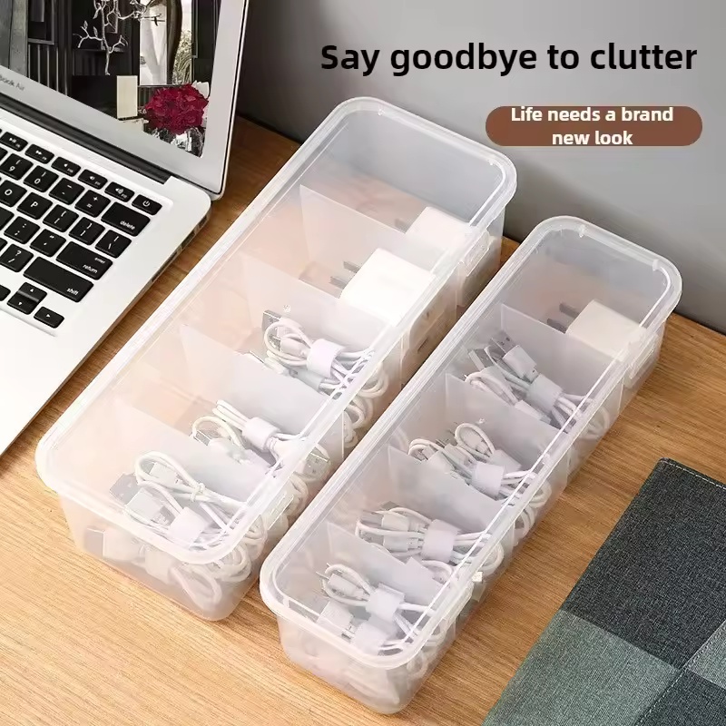 Transparent Data Cable Organiz - Cable Management Box recensie en prijs