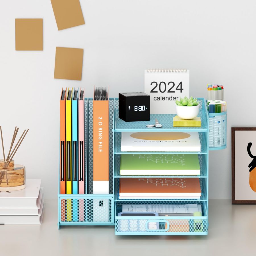 Desk Organizer with File Holde - Letter Tray Desk recensie en prijs